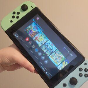 Animal Crossing Special Edition Nintendo Switch Console (MODEL: HAC-001(-01)